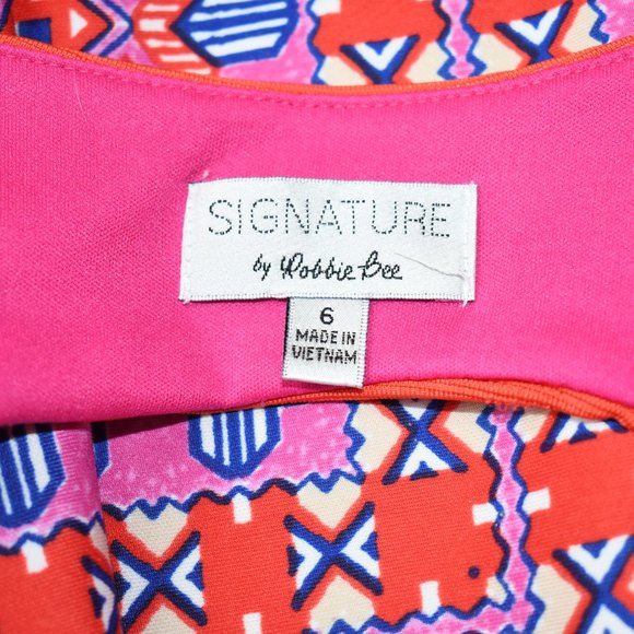 Signature by Robbie Bee Multicolored Dress - Picture 3 of 3